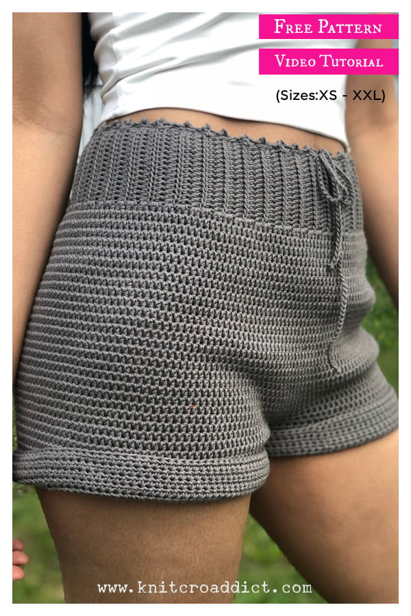 Summer Shorts Free Crochet Pattern and Video Tutorial