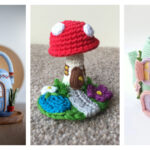 10+ Adorable Fairy House Crochet Patterns