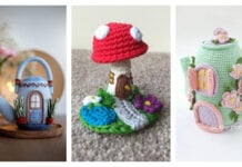 10+ Adorable Fairy House Crochet Patterns