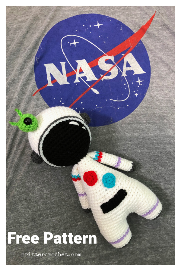 Alex The Astronaut Free Crochet Pattern