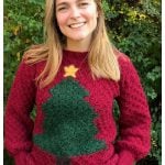 C2C Johanna Christmas Sweater Free Crochet Pattern