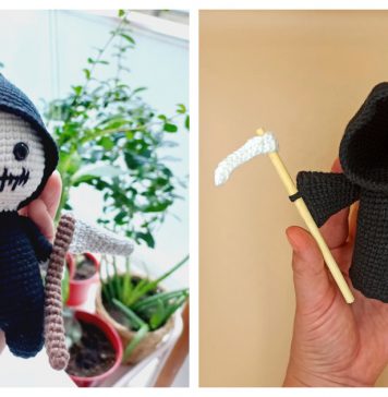 Grim Reaper Amigurumi Crochet Patterns