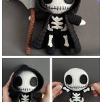 Halloween Grim Reaper Amigurumi Crochet Pattern