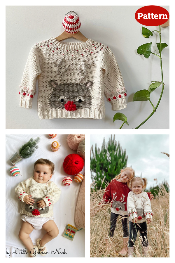 Little Rudolph Jumper Crochet Pattern