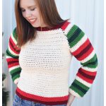 Mod Christmas Sweater Free Crochet Pattern