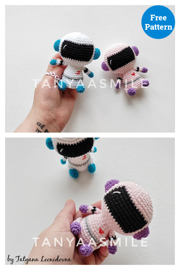 Small Astronaut Free Crochet Pattern