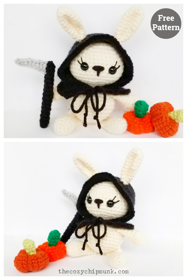 The Grim Bunny Amigurumi Free Crochet Pattern