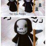 The Grim Reaper Amigurumi Free Crochet Pattern