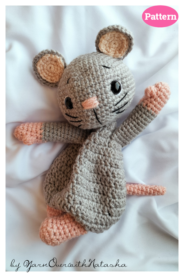 Сuddle Me Mouse Lovey Crochet Pattern
