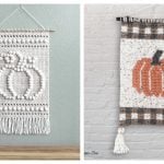 Autumn Pumpkin Wall Hanging Crochet Patterns