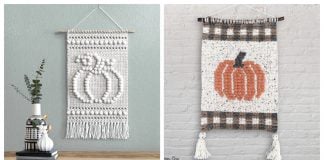 Autumn Pumpkin Wall Hanging Crochet Patterns
