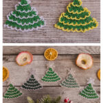 Chojka Flat Christmas Tree Free Crochet Pattern