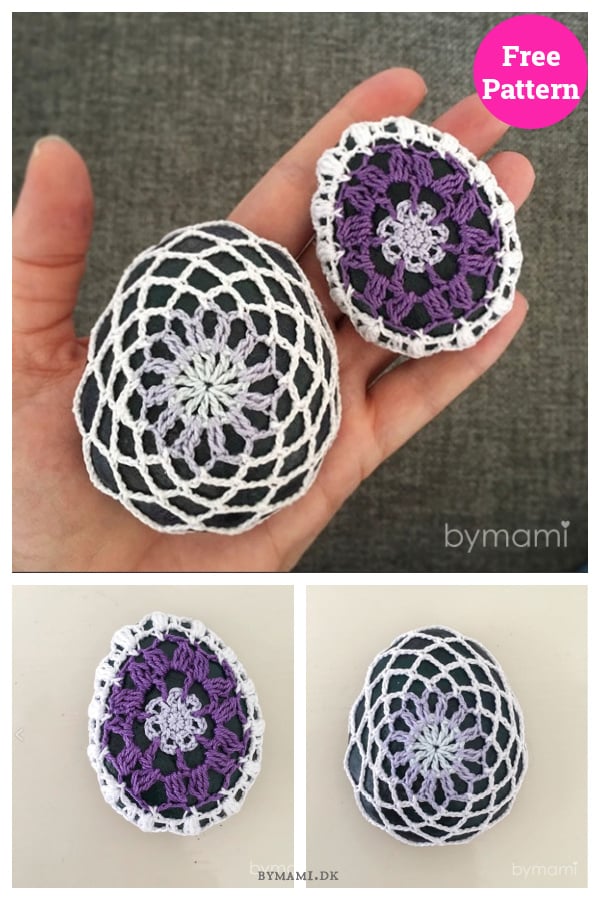 Easter Egg Stones Free Crochet Pattern