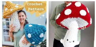 Giant Toadstool Mushroom Amigurumi Free Crochet Pattern