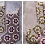 Granny Hexi Stocking Crochet Pattern and Video Tutorial