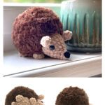 Hedgehog Amigurumi Free Crochet Pattern and Video Tutorial