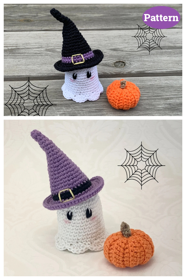 Mini Halloween Ghost Crochet Pattern