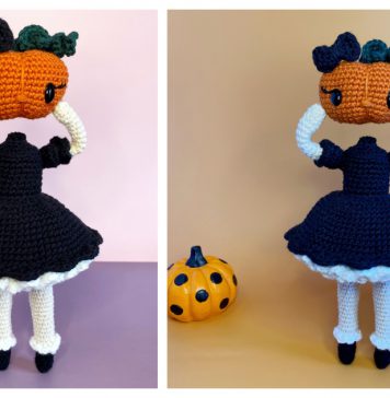 Penny Pumpkin Head Amigurumi Free Crochet Pattern