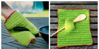 Potholder with Thumb Free Crochet Pattern