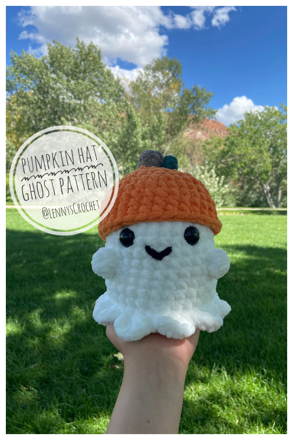 Pumpkin Hat Ghost Crochet Pattern