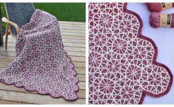 Souvenir Blanket Free Crochet Pattern