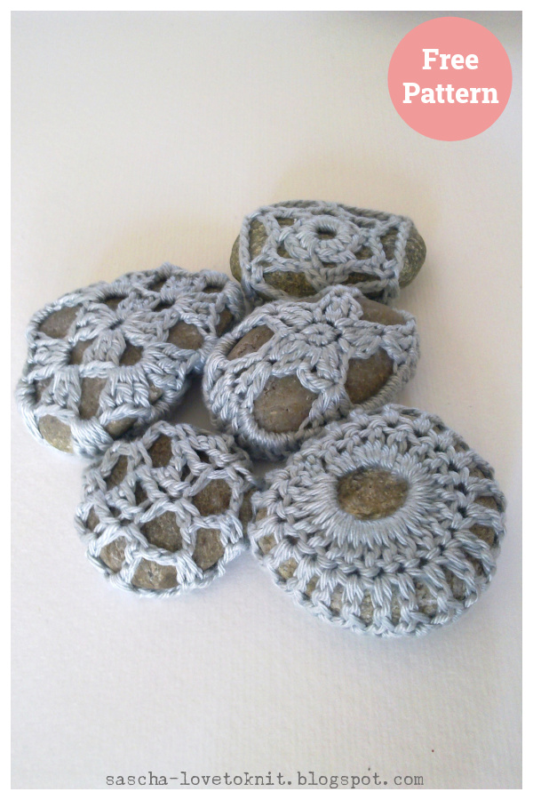 Stone Cover Free Crochet Pattern
