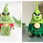 Christmas Grinch Gnome Amigurumi Crochet Patterns