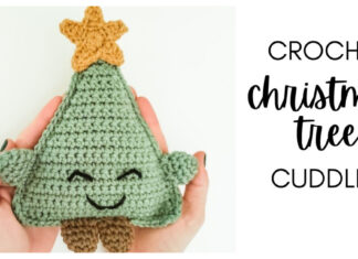 Christmas Tree Cuddler Free Crochet Pattern and Video Tutorial