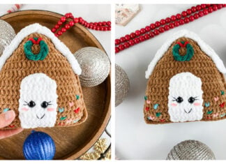 Gingerbread House Amigurumi Free Crochet Pattern