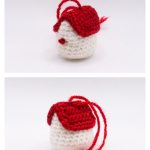 Little House Ornament Free Crochet Pattern and Video Tutorial