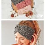 Picot Headband Free Crochet Pattern and Video Tutorial