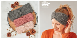 Picot Headband Free Crochet Pattern and Video Tutorial