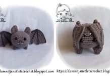 Round Plush Bat Amigurumi Free Crochet Pattern