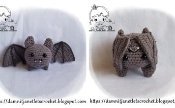 Round Plush Bat Amigurumi Free Crochet Pattern