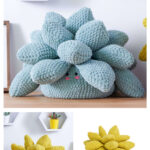 Spiky T Succulent Amigurumi Free Crochet Pattern