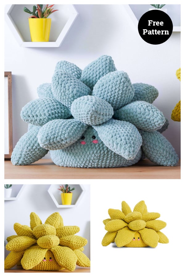 Spiky T Succulent Amigurumi Free Crochet Pattern