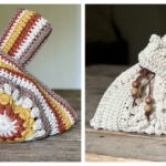 Sunburst Knot Bag Free Crochet Pattern and Video Tutorial