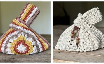Sunburst Knot Bag Free Crochet Pattern and Video Tutorial