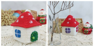 The Magic Little House Ornament Free Crochet Pattern