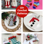 10+ Christmas Cutlery Holders Crochet Patterns