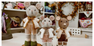 Amigurumi Mouse Free Crochet Pattern and Video Tutorial