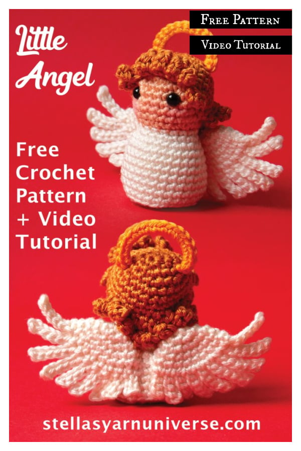 Angel Amigurumi Free Crochet Pattern and Video Tutorial