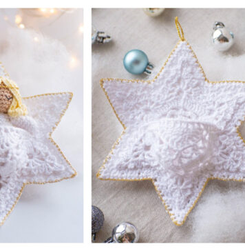 Angel baby in Cradle Christmas Amigurumi Crochet Pattern