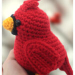 Cardinal Bird Amigurumi Free Crochet Pattern