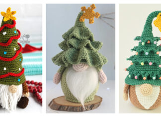 Christmas Tree Gnome Crochet Pattern