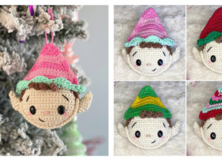 Elf Ornament Free Crochet Pattern