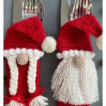 Gonk Gnome Cutlery Holder Crochet Pattern