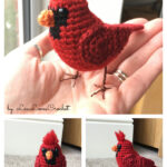 Lifelike Cardinal Bird Crochet Pattern