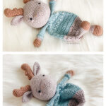 Maverick Moose Baby Lovey Crochet Pattern