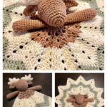 Miles the Moose Lovey Free Crochet Pattern